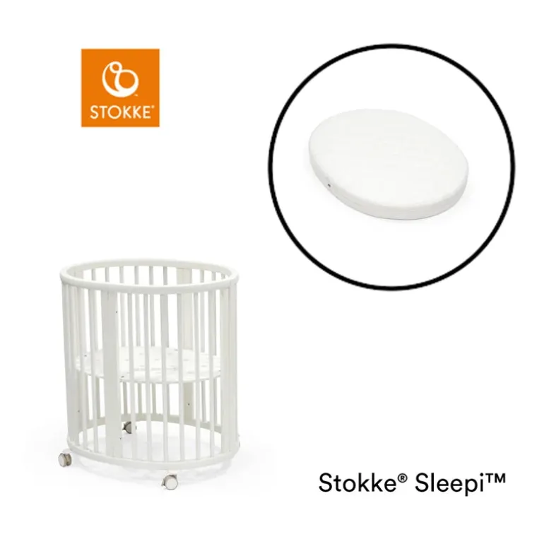 Stokke Sleepi Mini V3 inkl. Madras - White