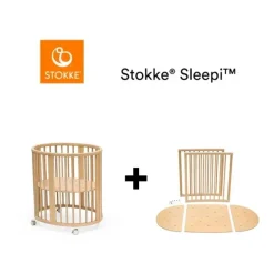 Stokke Sleepi V3 inkl. Forlænger - Natur
