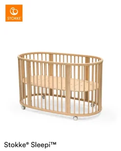 Stokke Sleepi V3 inkl. Forlænger - Natur