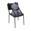 Stol-på-stol aluminium sort/grå melange