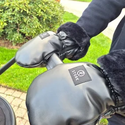 Stork Barnevognshandsker - Sort