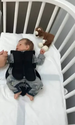 Tatti SleepWell vest til bedside og tremmeseng - sort