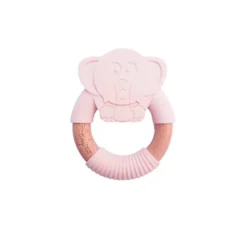 Tiny Tot Bidering - Elefant - Støvet Rosa