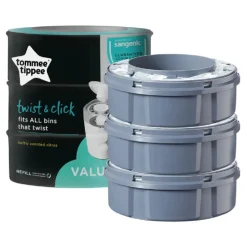 Tommee Tippee Twist & Click Refill - 3 - pak