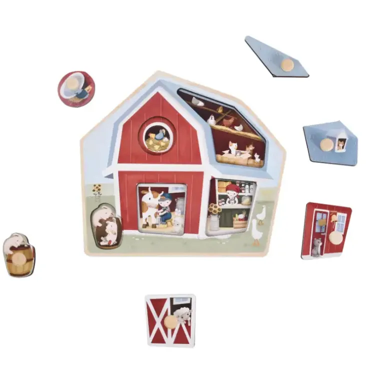 Træpuslespil FSC - Little Farm