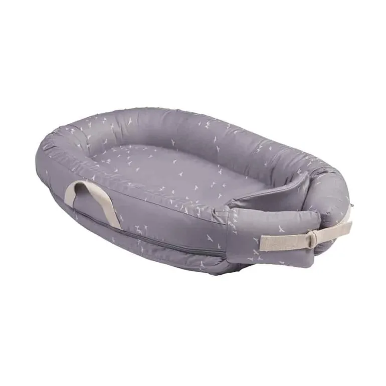 Voksi Babynest Premium - Stone Grey Flying