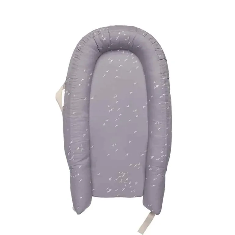 Voksi Babynest Premium - Stone Grey Flying