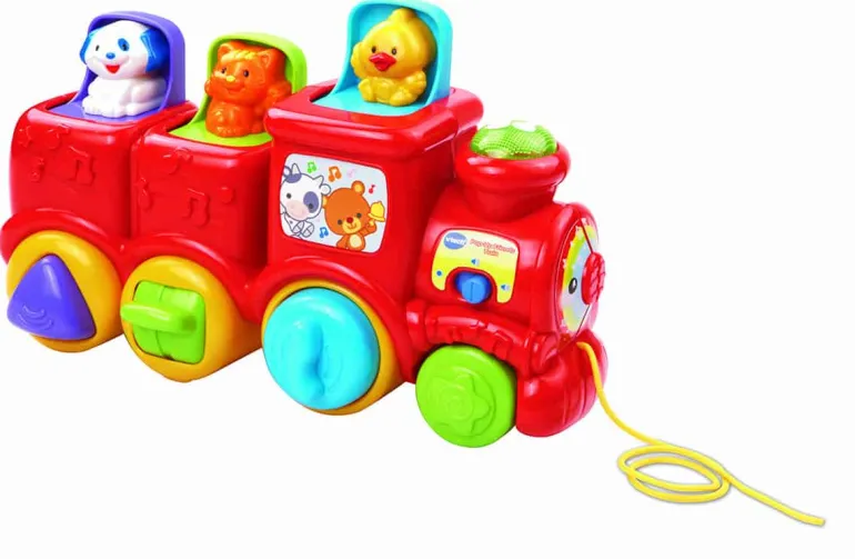 Vtech Baby tog med pop op venner DK