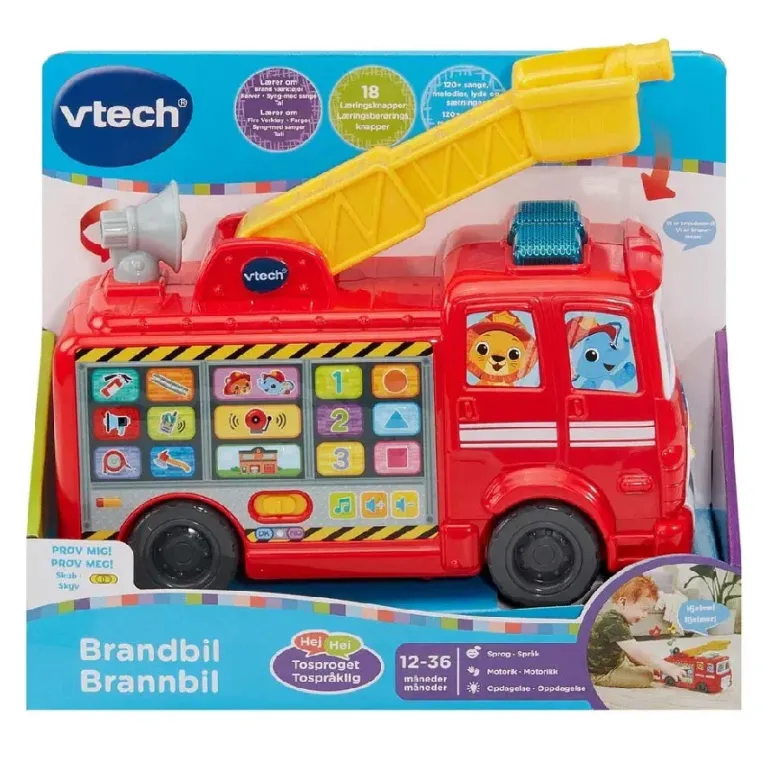 Vtech Rescue Buddies Brandbil DK/NO